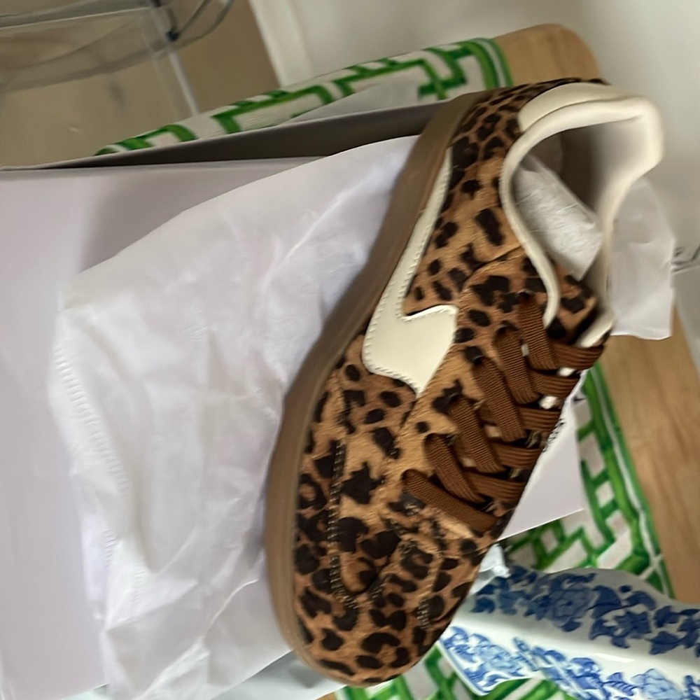 BNIB Leopard Sneakers Size 9